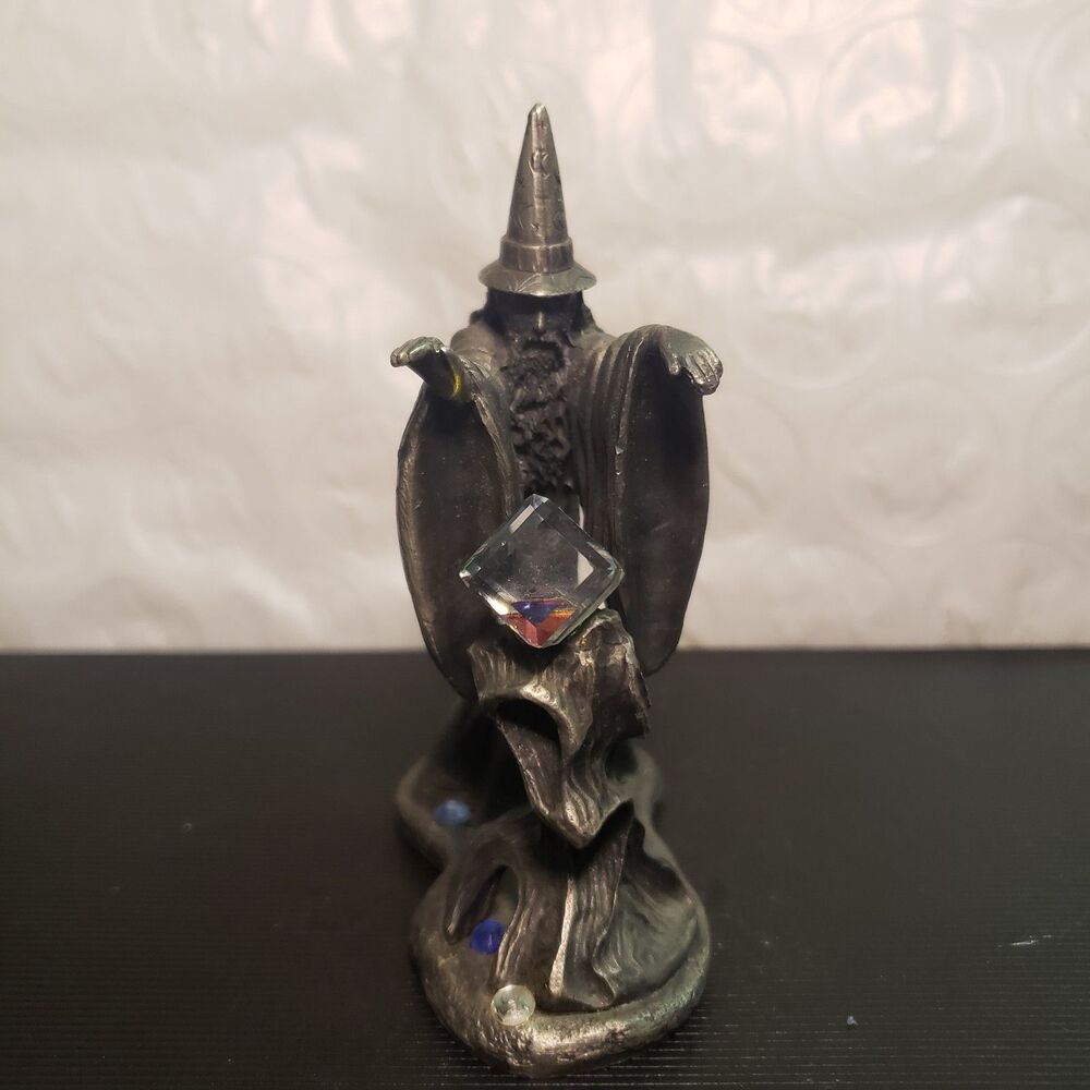 The Wizard Of Light 3-3/4"Pewter Figurine by Roger Gibbons WAPW UK Collectible